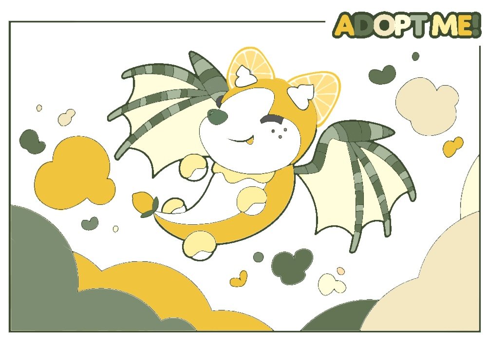 Lucky2009_'s tweet photo. Hi @PlayAdoptMe here are my drawings of the strawberry shortcake bat dragon! the first has some colour changes and the other is a lemon pie bat dragon! 🍋 hope u like it ❤️
User: julinait
#ColourAdoptMe 🖌️
also soon ill make a candy corn bat dragon 🍬 https://t.co/pCHaS3DgMp