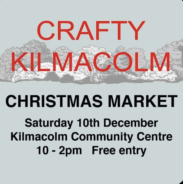 🎄This weekend in the Community Centre, Kilmacolm…you will see some of <a href="/KilmacolmPS/">Kilmacolm Primary</a>’s very talented parents 🎄