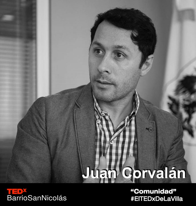 Nuestros oradores:
<a href="/juangcorvalan/">juan g corvalan</a> 
.
#TEDxBarrioSanNicolas
#ElTEDxDeLaVilla
#Comunidad