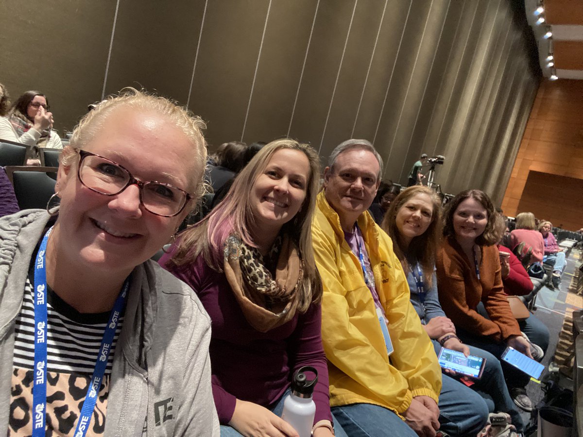 DJHubbell's tweet photo. So glad to be with my crew! @kwsmead @ITS_LPate @hdmoore3415 @AltmanITS #VSTE22 https://t.co/Vri4jAoxW1
