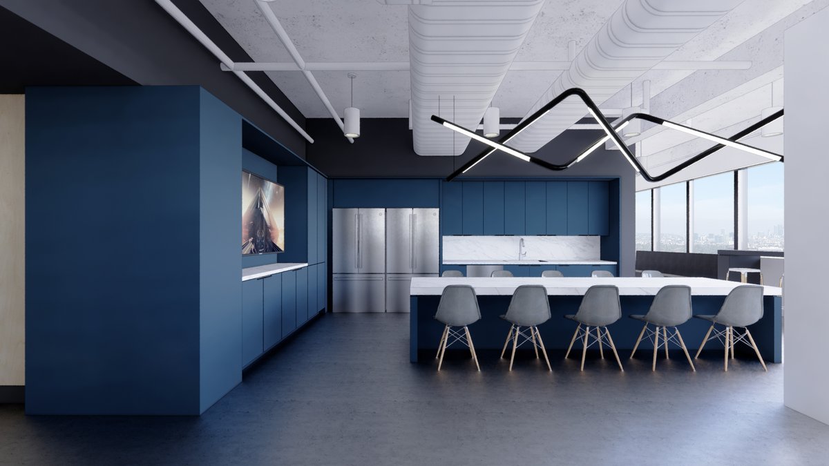 assembledge's tweet image. A preview of the new gNet headquarters. Spanning two floors in the Miracle Mile Tower, the office design is organized around three primary landmarks visible from the suite – Downtown, the Hollywood Hills, and the Pacific Ocean. 
assembledge.com/projects/4925/
#assembledge #officedesign