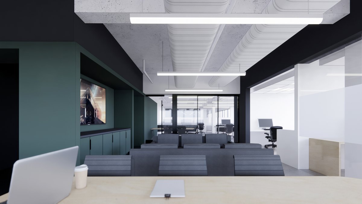 assembledge's tweet image. A preview of the new gNet headquarters. Spanning two floors in the Miracle Mile Tower, the office design is organized around three primary landmarks visible from the suite – Downtown, the Hollywood Hills, and the Pacific Ocean. 
assembledge.com/projects/4925/
#assembledge #officedesign