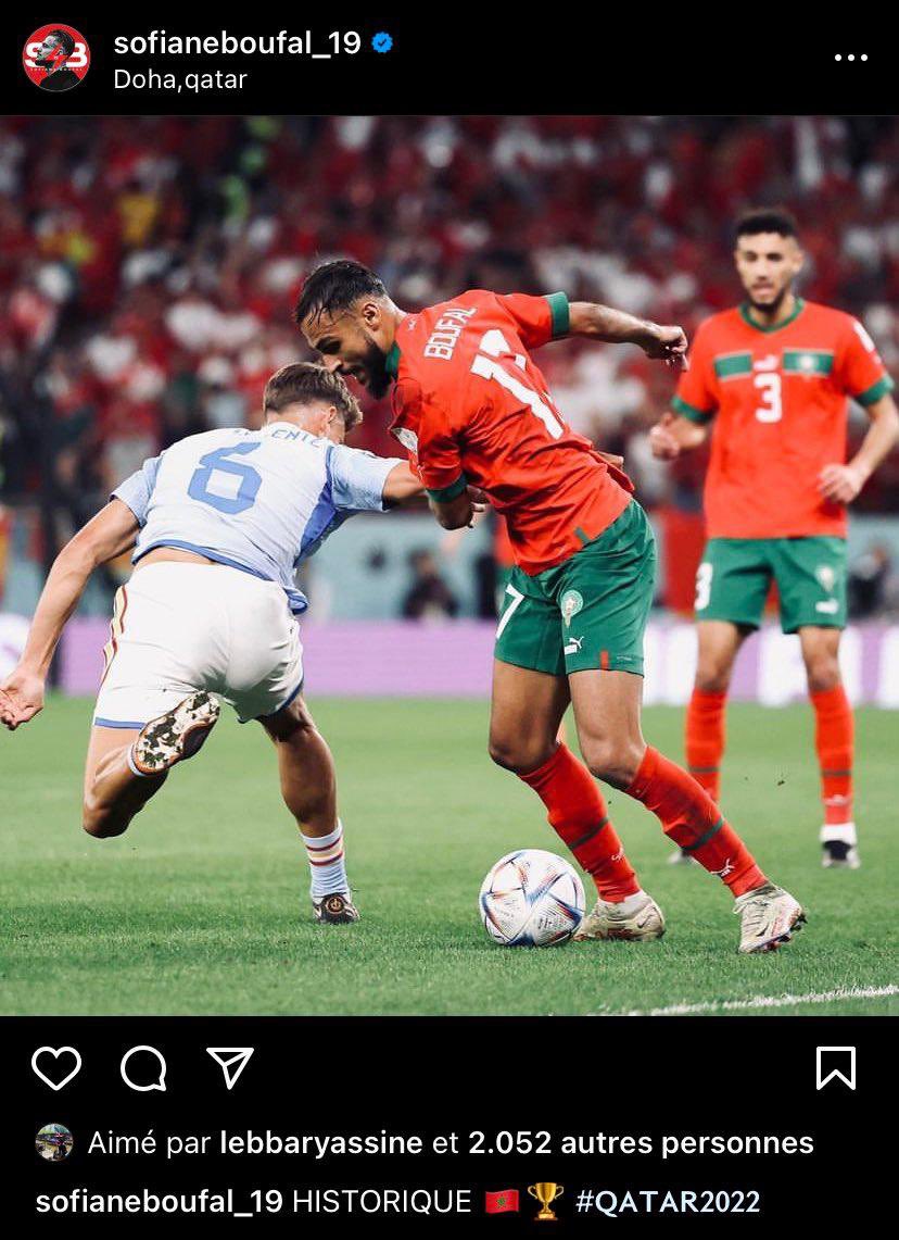 Footballogue's tweet photo. Sofiane Boufal sur Instagram. 🇲🇦 

On sait pourquoi il a choisi cette photo ! 👀 https://t.co/B3Xikn4aax