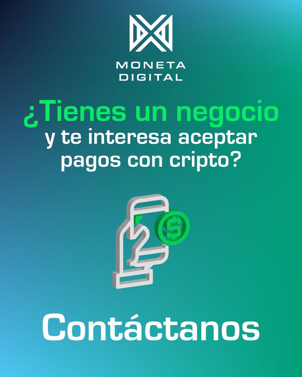 MMXN_Moneta's tweet photo. 🗣️ Si lo que buscas es tener un método de pago que:
Funcione 24/7 ✅
Sea estable 🇲🇽-💰
Te permita recibir pagos desde cualquier parte del mundo 🌎
Obtener más beneficios ⚡️
0% en comisiones e incrementar tus ahorros hasta en un 20%📈
Envíanos un DM. 🔥
#pagosconcripto https://t.co/JMGNcgkEuH