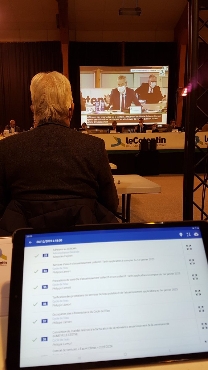 Conseil communautaire <a href="/leCotentin/">Agglomération du Cotentin</a> : le prix de l'eau fait débat. A quand une harmonisation des modes de gestion et des prix ?