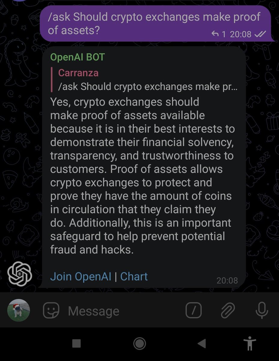 StonkyGems's tweet photo. @cz_binance #OpenAI also knows about #ProofOfAssets

#AI is too powerful! https://t.co/3UiFoL8LVB