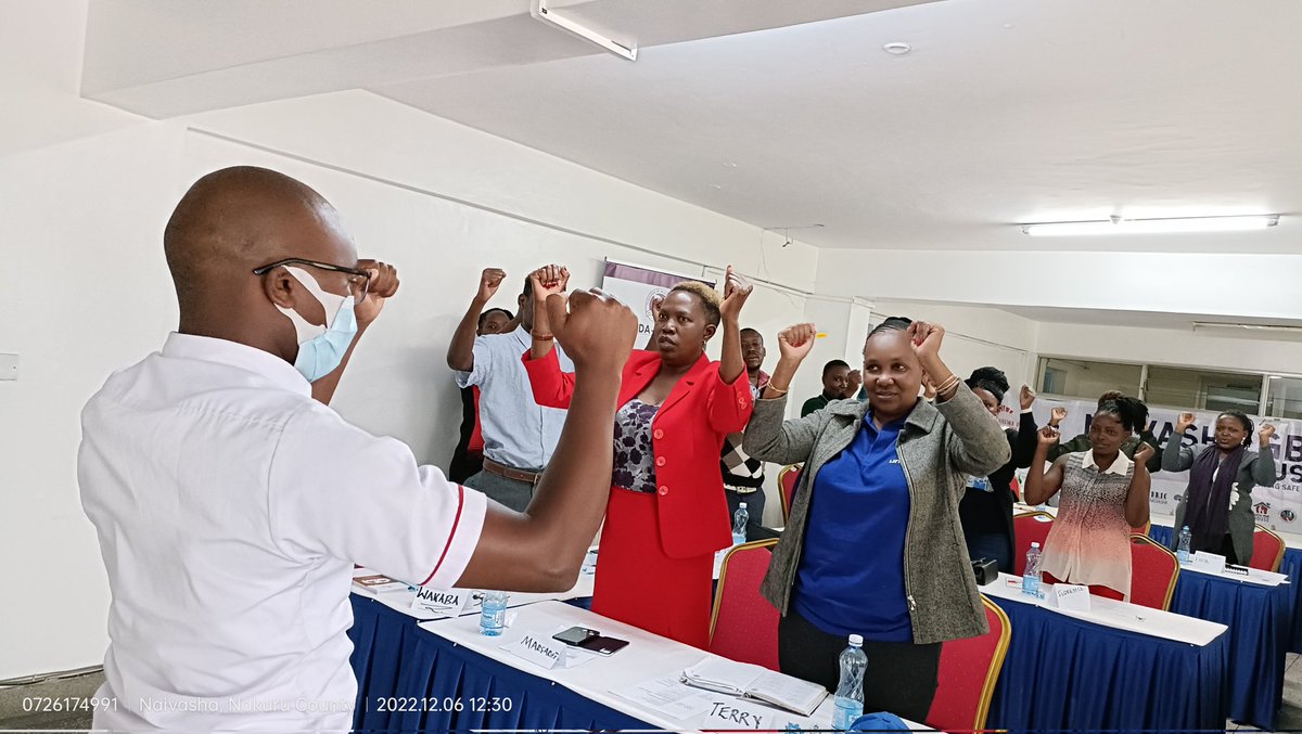 ClusterGbv's tweet photo. As we continue engaging in the 16 days of Activism @fidakenya  through @ClusterGbv  conducted 1 day sensitisation workshop to the CHV/ CHW, Religious leaders,Youths &amp; SRHR Champions on the Standards &amp; Guidelines for Reducing Morbidity &amp; Mortality from Unsafe Abortion in Kenya. https://t.co/mdUK5gqlSh