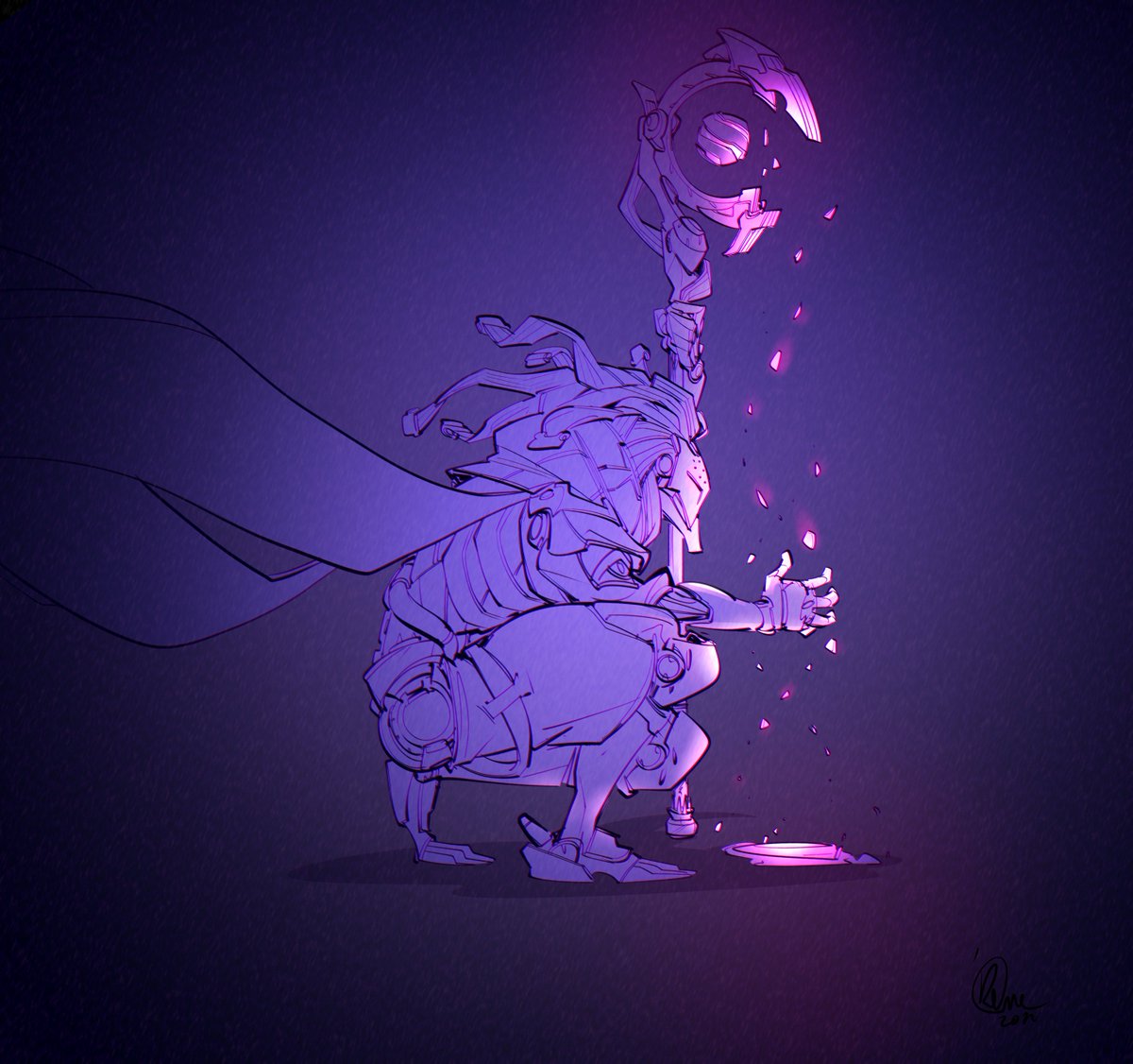 A moment with the children before the battle. 👾
#ramattra #overwatch #fanart