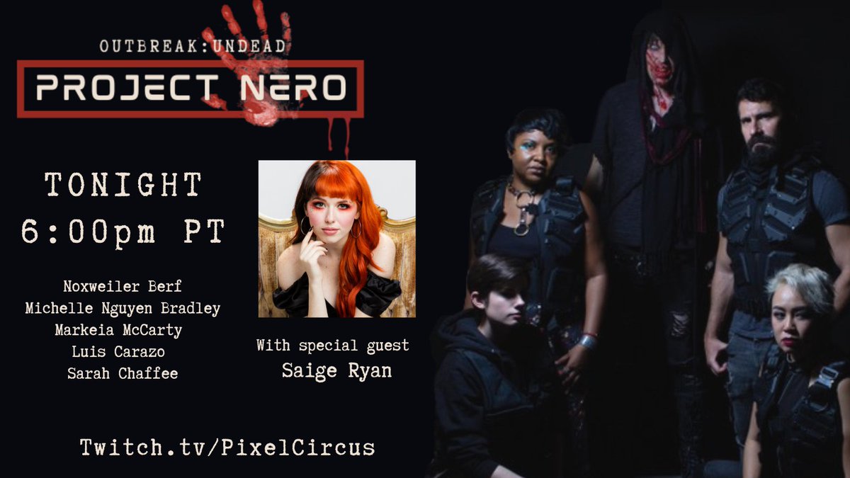 ThePixelCircus's tweet photo. Starburst has been hanging on by a thread for some time, did she miss anything?
Join us TONIGHT AT 6pm PT for the next installment of Project Nero with guest @NotSaige https://t.co/e5uBpFhuUg