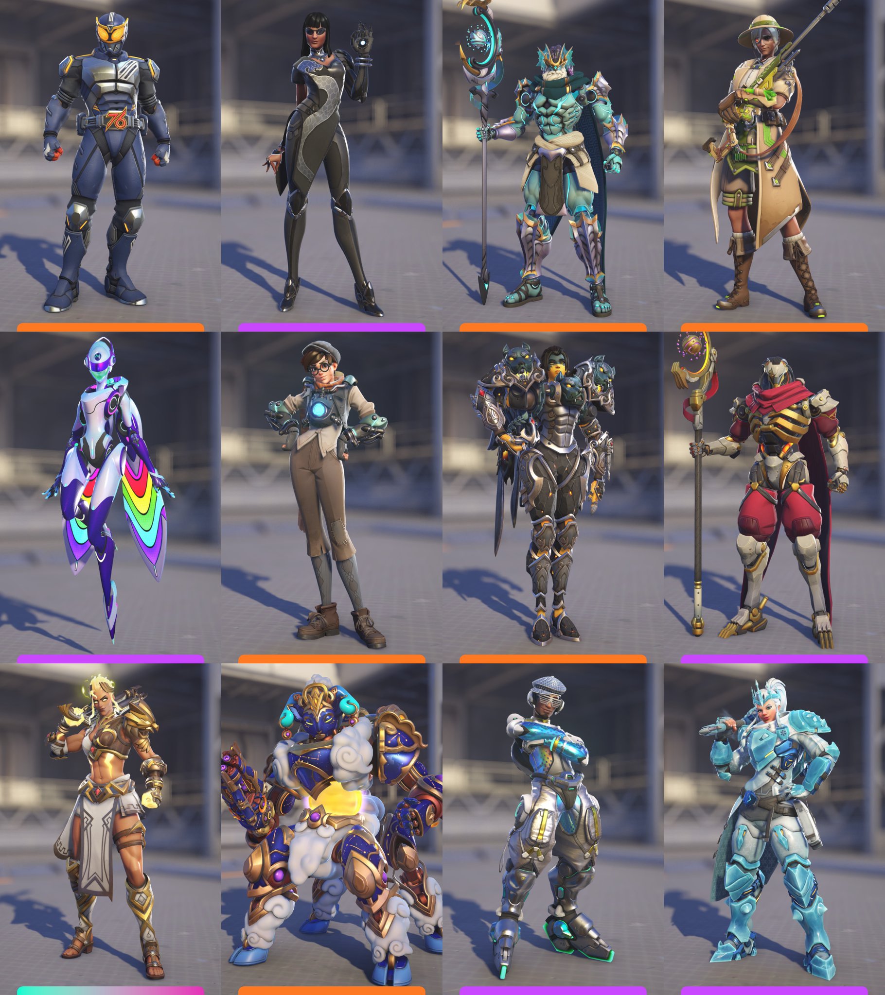Overwatch Cavalry on X: Upcoming #Overwatch2 Epic Skin: Synthwave