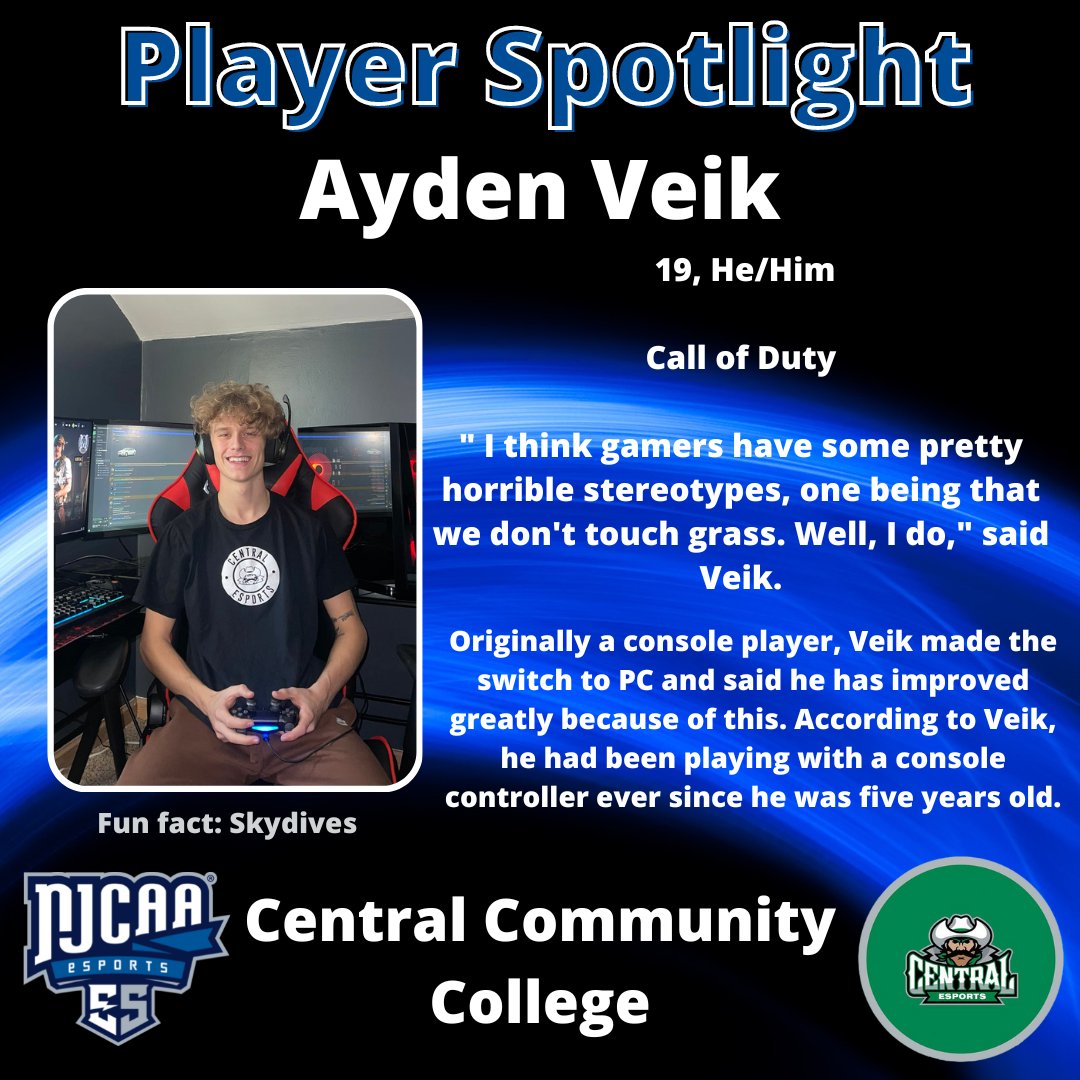 NJCAAe's tweet photo. Back with another Player Spotlight by @miawhite_55 ! This time featuring @YTBlitzInferno from @EsportsCCC 🤩

Check out the full article here: https://t.co/o2k8Zq0l1K

And happy belated birthday!🥳

#esports #college #gaming #gamer https://t.co/10cTX1XGL8