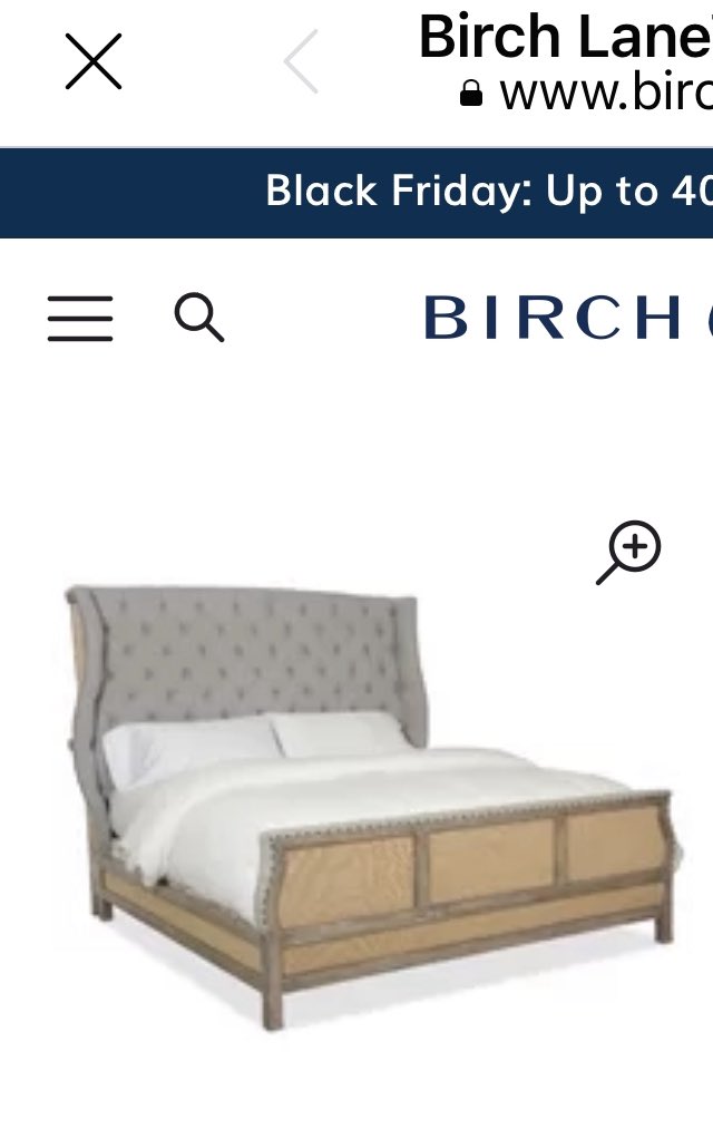 WyattAngie's tweet photo. Not one to complain, we just had the worst experience with @BirchLane / @Wayfair 👎…
Who would’ve thought buying a “bed” meant “just the headboard”, not “as pictured” 🤦‍♀️Adding insult to injury- to return it, we were charged $140. First time, shame on me. https://t.co/9dgJ7J3dLM