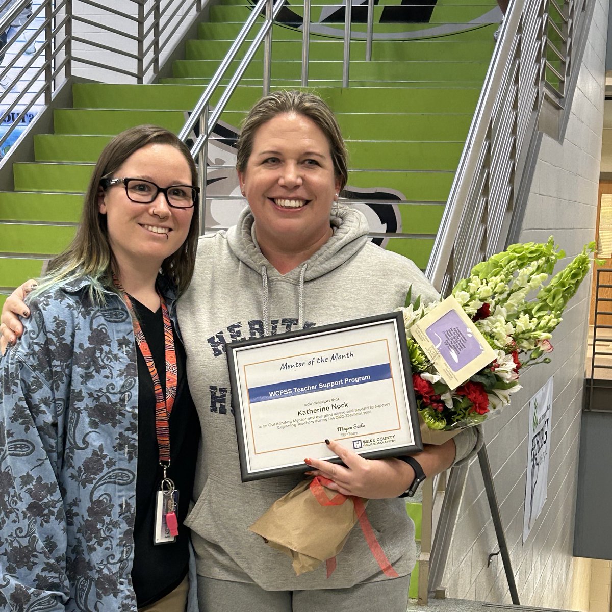 Congratulations Katherine Nock <a href="/HHS_Huskies/">Heritage High School</a> you are our December Mentor of the Month! We appreciate all you do to support BTs! @sddteach @mszeto_1 <a href="/MarcTheEdukator/">Marcus Saunders</a> <a href="/jenniferrolet/">Jennifer Ouellette</a> <a href="/gggstidham/">Cheryl Stidham</a>