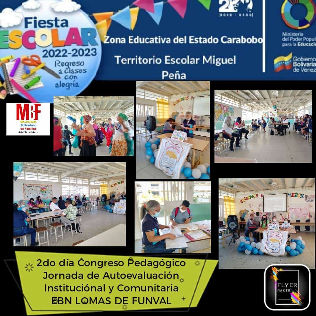 DgDocente's tweet photo. #6Dic Seguimos  I Nivel #CongresoPedagógico 2023-2023 "Jornada de Autoevaluación Institucional y Comunitaria".#SNIFM  @NicolasMaduro   
@MPPEDUCACION @_LaAvanzadora 
@vicent_carvajal desde el Estado Carabobo https://t.co/axkHuEY0JG