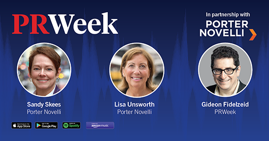 porternovelliNA's tweet photo. Check out @PRWeek’s latest podcast featuring PN's own Sandy Skees and Lisa Unsworth. They delve into PN’s environmental #sustainability report and discuss how comms professionals can help their orgs be true leaders in the space by inspiring and educating consumers. #PNProud https://t.co/Vnf0kdjeiM