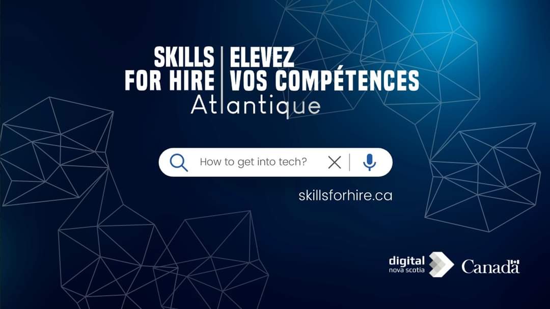 Looking to break into the tech sector? Join Skills for Hire Atlantic - @DigitalNovaScotia is offering
no-cost training programs in Web Development and Data Analytics over a 20 week period. Head to SkillsforHire.ca - Applications open NOW!
skillsforhire.ca