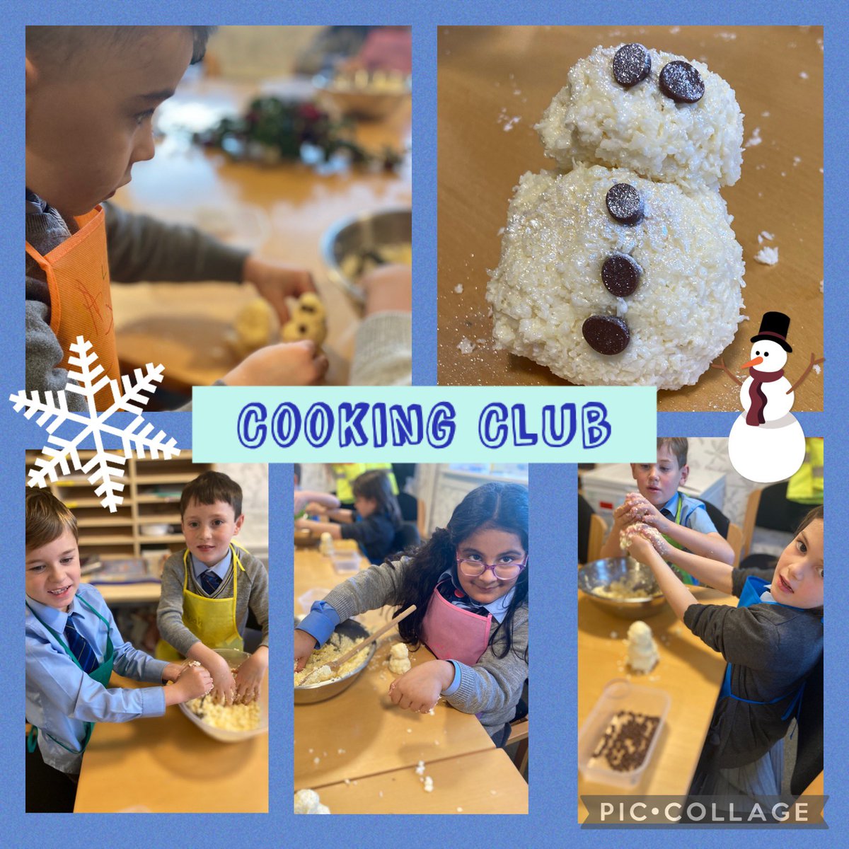 StJosephsERC's tweet photo. Another AMAZING week at cooking club 🤩 ❄️ This week we had a go making our very own ‘Snowmen Truffles’ ⛄️ Thanks to Marina and Michael from @cibo_glasgow for sharing their skills with our P1-3 Group 😍#skillsforlife #successfullearners https://t.co/L5Y6f6wqtv