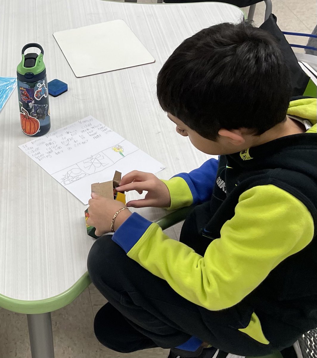 Students are working together to add research books to our class library. Here they are writing a 2 Blue beetle book. <a href="/AmericanReading/">American Reading</a> <a href="/D45Schafer/">Schafer School</a> #secondgrade