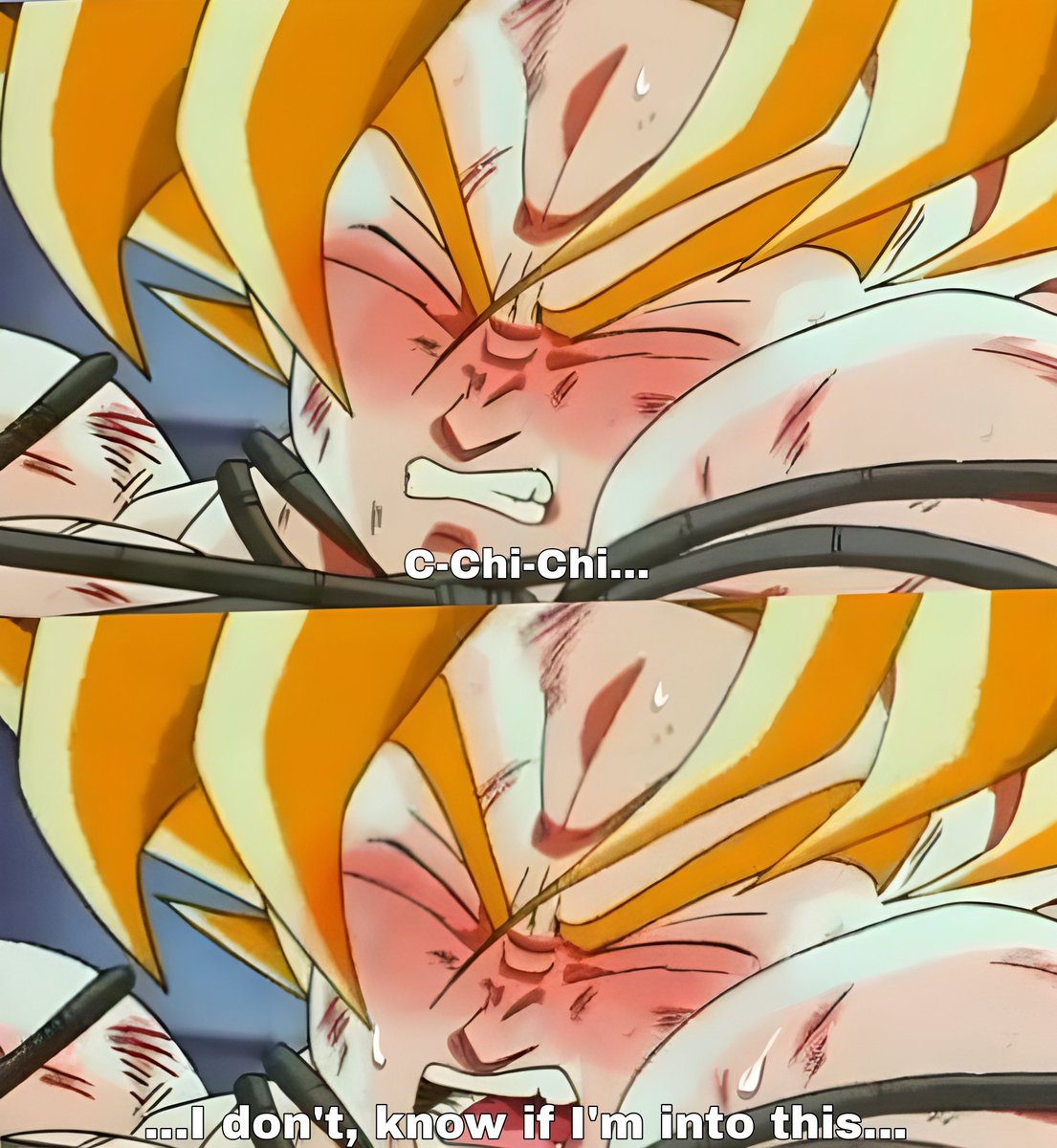 ChiChi_Verse's tweet image. 😈"We're experimenting Goku "😈