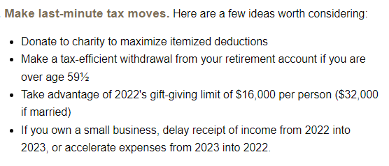 PHB_CPAs's tweet photo. Here are a few last-minute tax moves that you might want to make before year-end: https://t.co/uZgEdGOHGJ