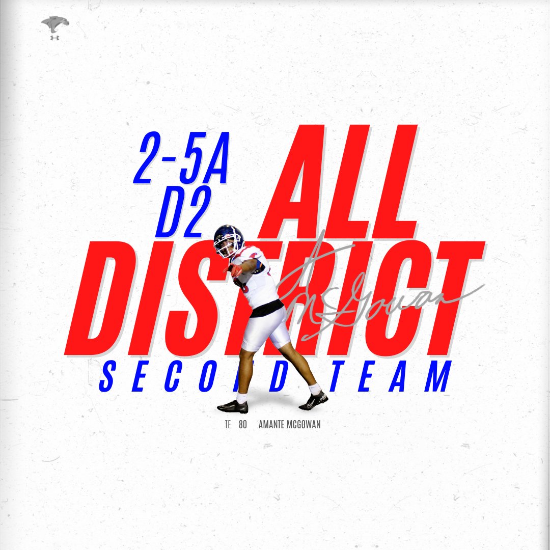 Coopercoogs1's tweet photo. 2nd Team All-District: 
#13 Malik Jackson (SR) - WR 
#3 D'Andre Ralston (SR) - WR 
#80 Amante McGowan (SR) - TE 
#63 Hayden Macke (SR) - OL
#StepHarder #TCW #GPS https://t.co/kd6FMlOvI2