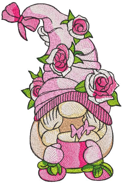 diver361's tweet photo. Roses dwarf with magic pot embroidery design from Fantastic World collection. Bright romantic pattern. Several formats. Instant downloadable. #flower #hat #rose #dwarf #gnome #magicpot #embroiderydesign available here https://t.co/dquf1Llx4o https://t.co/5oXCUNoWqV