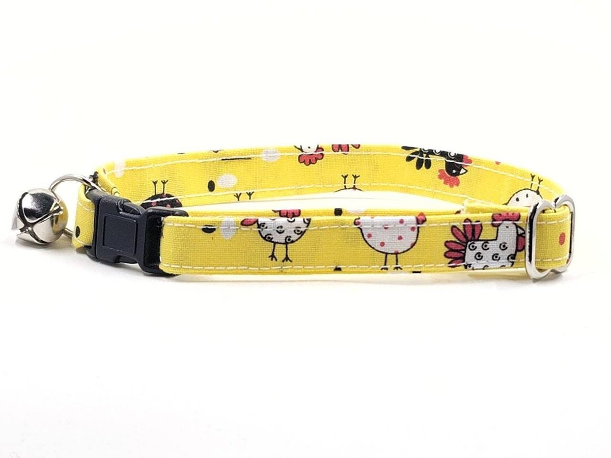 oddballcattoys's tweet photo. Excited to share the latest addition to my #etsy shop: Yellow Cat Collar "Chickens", Adjustable Safety Breakaway Collar, Comfy Durable Fabric Collar, Optional Bell, Opt Small Kitten Size https://t.co/4XfyXrNEFN #flat #no #quickreleasebuckle #cat #kittencollar #catcolla https://t.co/XXY4w8HQrO