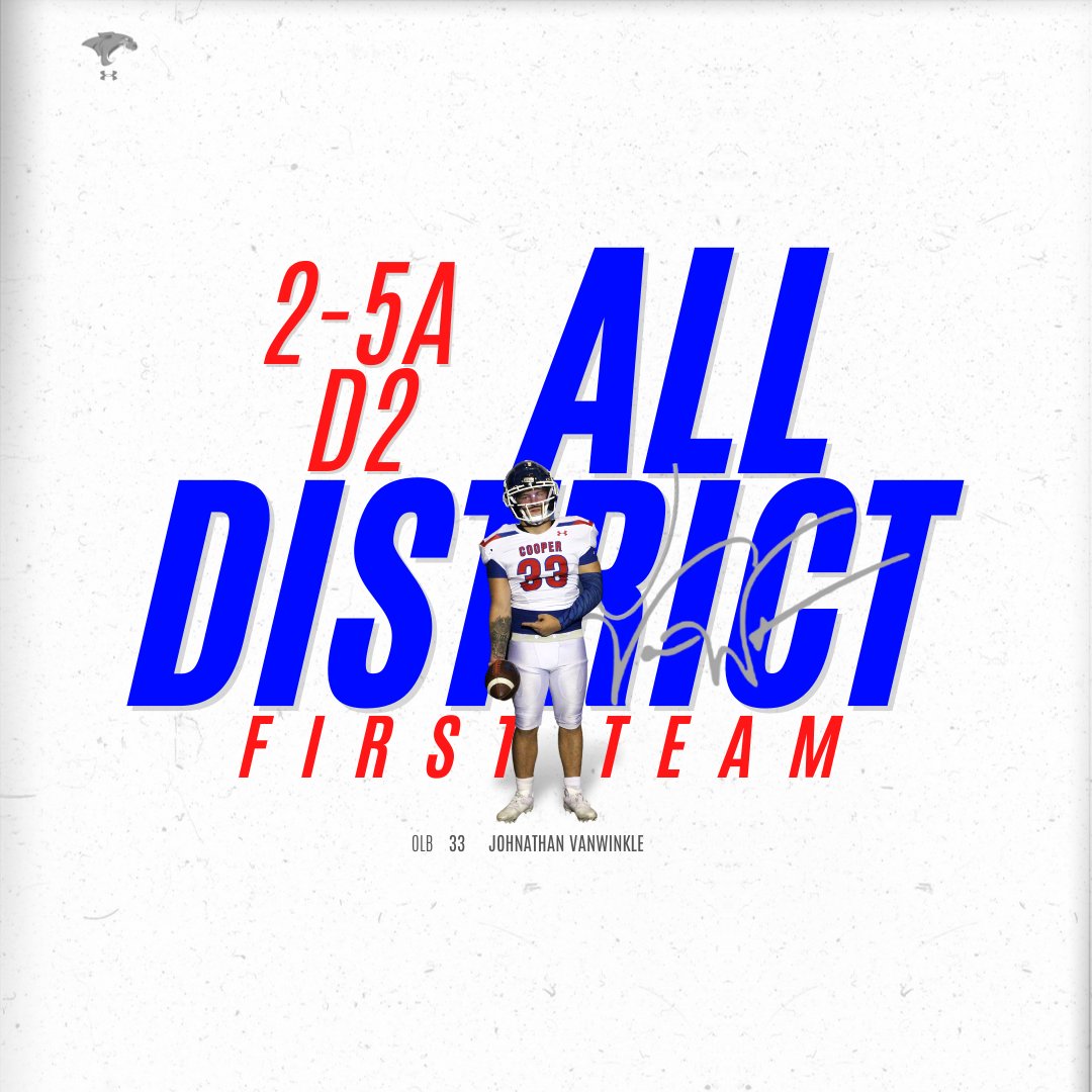 Coopercoogs1's tweet photo. 1st Team All-District: 
#33 Johnathan Vanwinkle (SR) - OLB 
#11 Michael Ramis (SR) - DB 
#40 Carson England (SR) - LB 
#99 Za'Kyree Sims (SR) - DL
#StepHarder #TCW #GPS https://t.co/cW2zyNV88t
