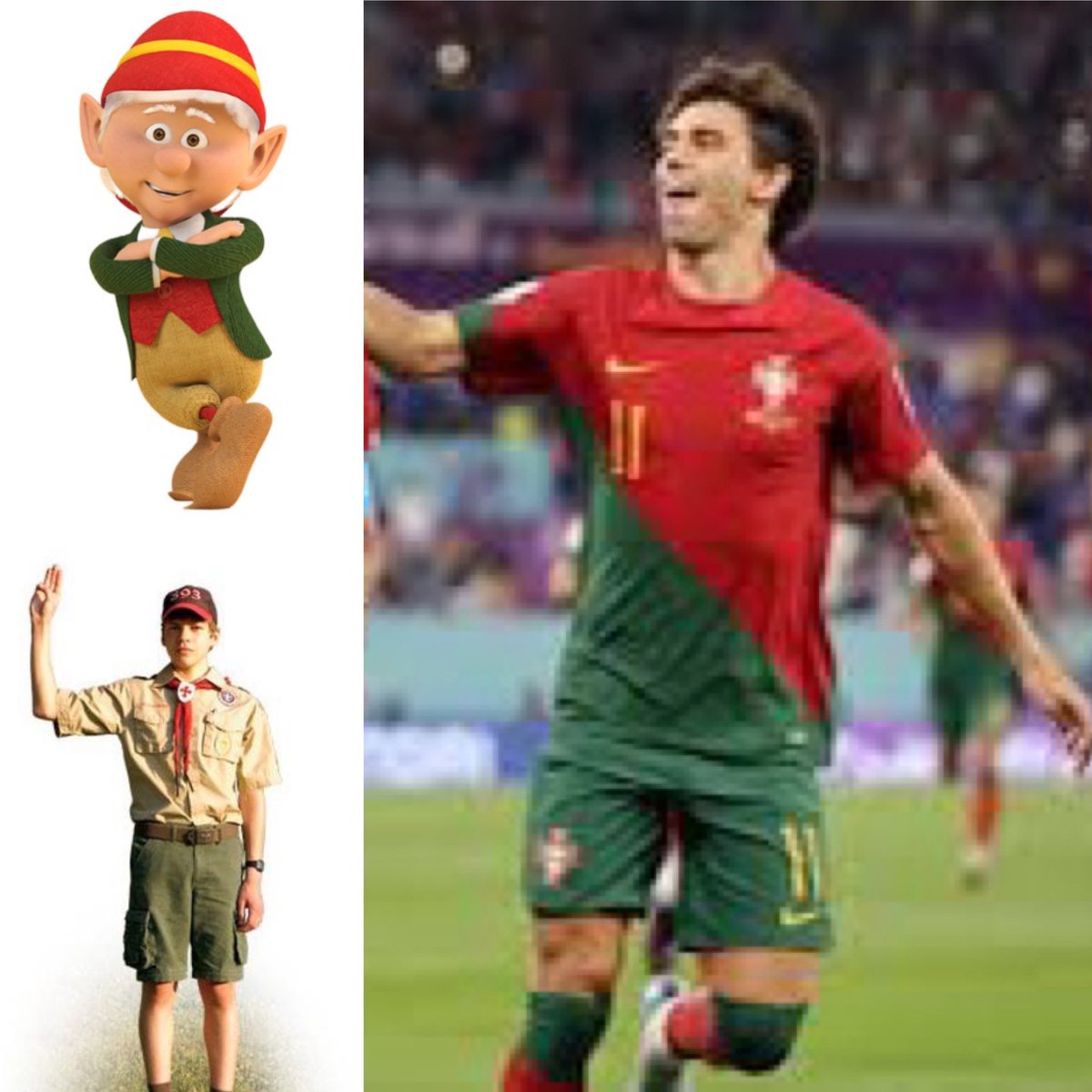 apodlasik's tweet image. It may be a bit of a reach, but Portugal’s kit is giving me Keebler elf meets Boy Scout vibes. 
#WorldCup2022 
#worldcupkits
#Portugal