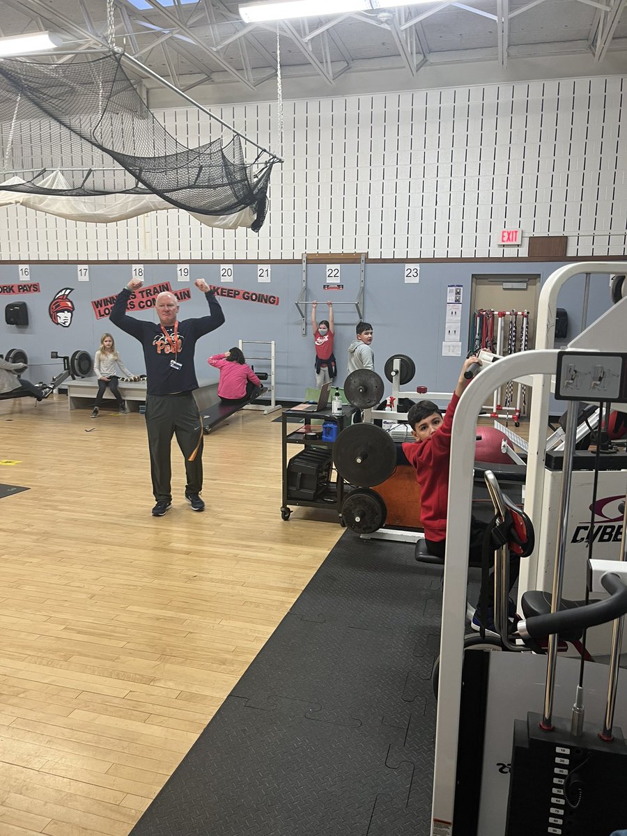 ElmcrestPE's tweet photo. Weight room work and basketball at MRM this month!! https://t.co/xTcgfTLs9f