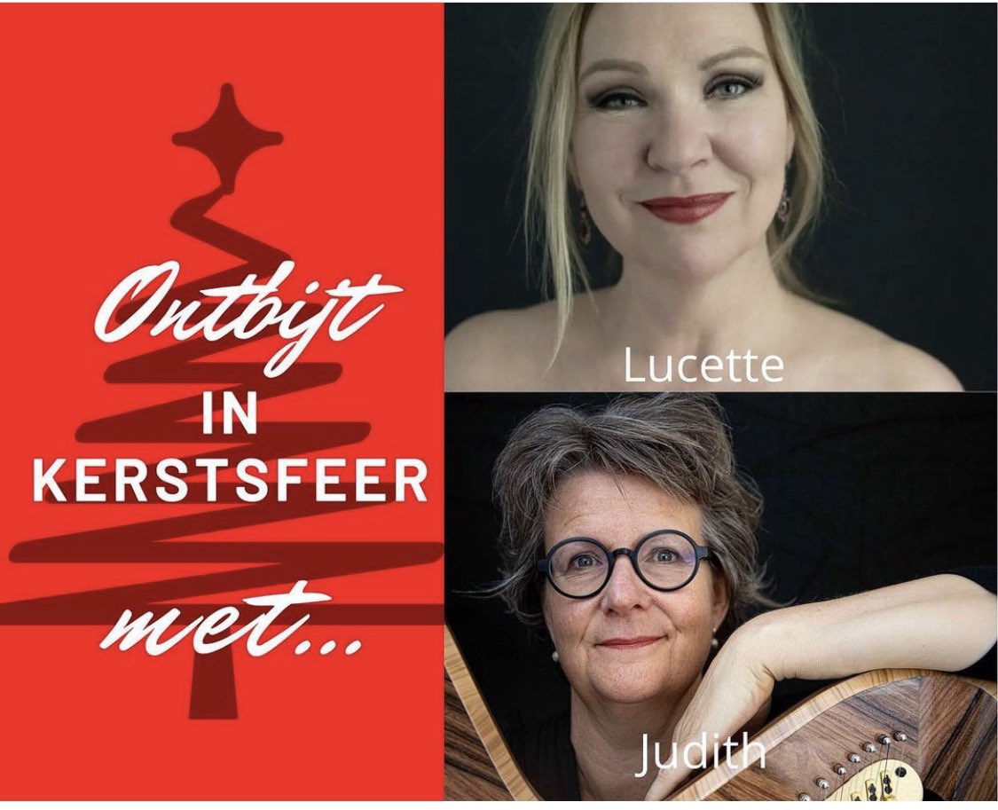 Zondag 11 december is het laatste ontbijtconcert van dit jaar in de Observant. Dit keer komt Lucette Snellenburg heerlijke kerstklassiekers zingen, begeleid door harpiste Judith Jamin.
Heb je zin om te komen luisteren?
Kijk dan op: 

observant.nl/evenement/luce…