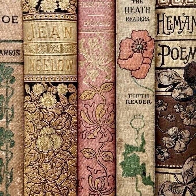 floral book covers.