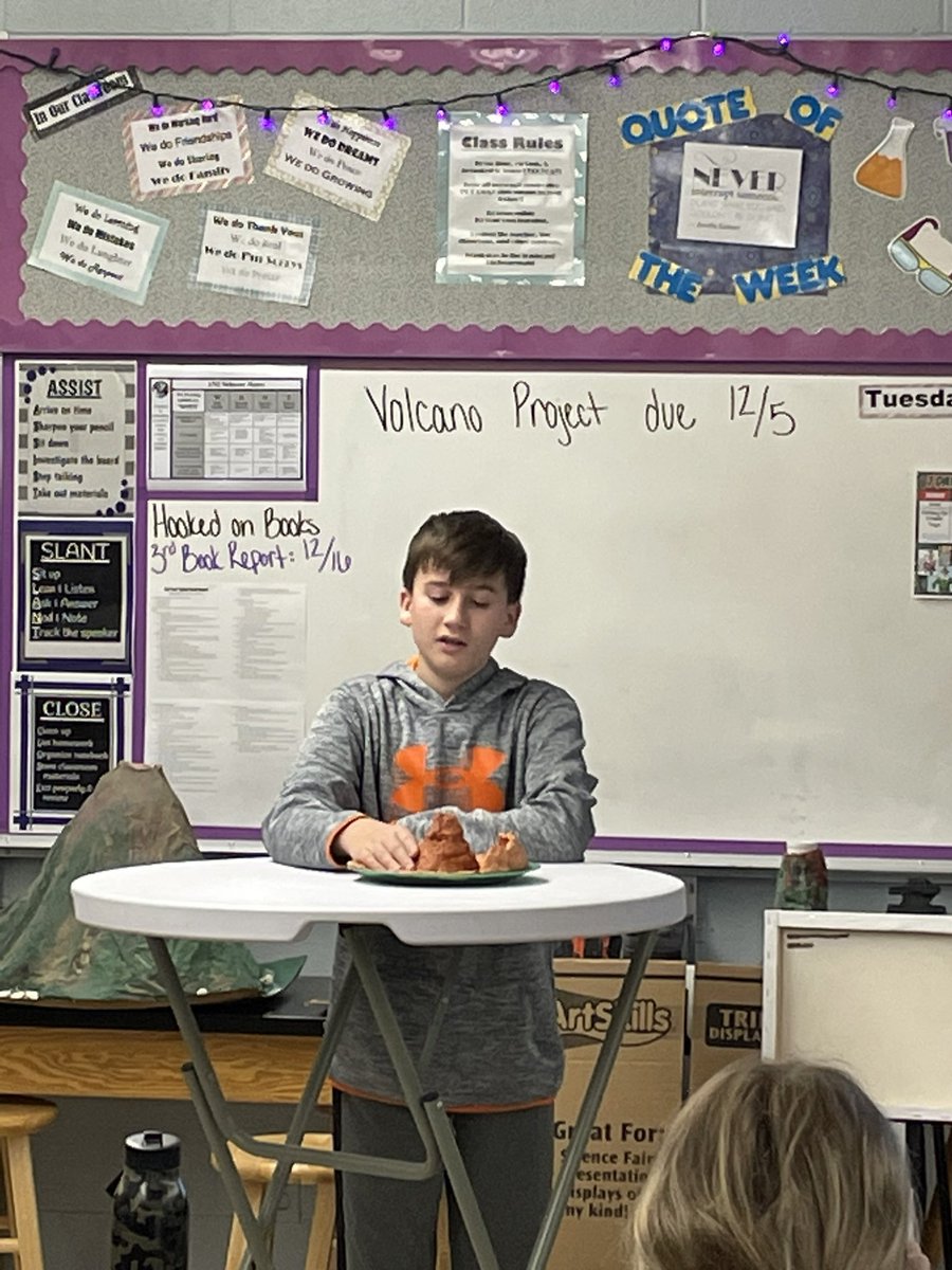 MrsOhlemacher's tweet photo. Day 2 of volcano presentations! @SwantonMS https://t.co/pBr7Ss3yBP
