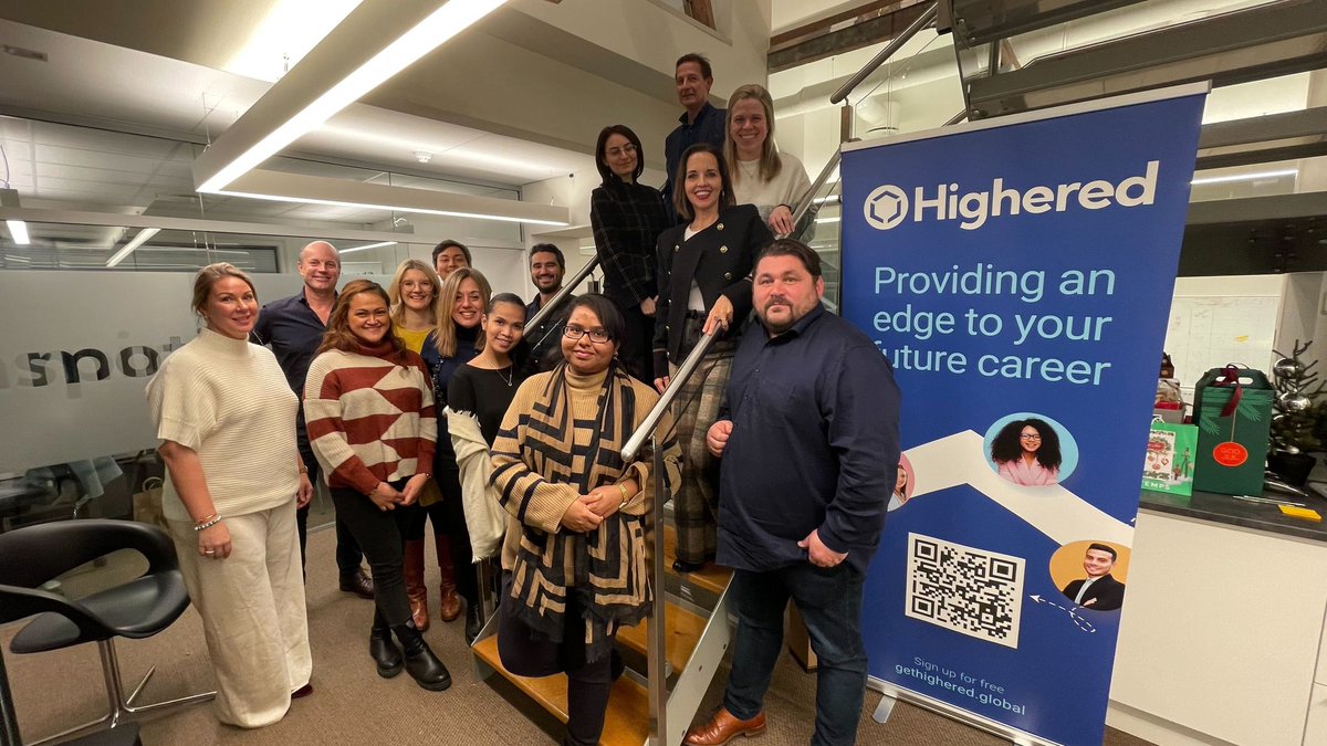 wigmorealvarez's tweet photo. Recently returned from two productive days of Management team meetings and all-company workshops at the @Highered_org HQ in Oslo, Norway 🇧🇻. Planning together for future focus! #teamhighered #gethighered #careers #jobs #employability #talent #insights https://t.co/n7EJkQh8sF