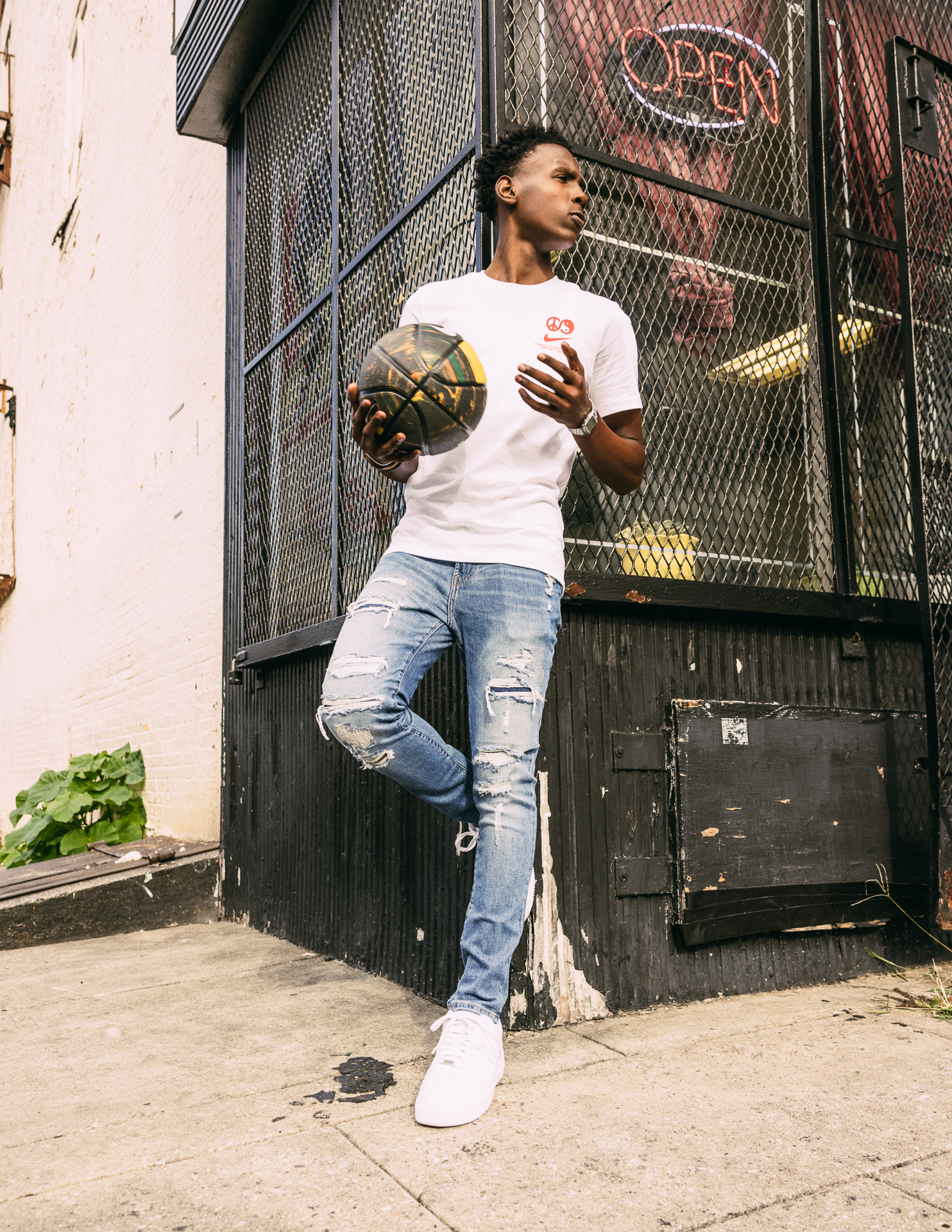 Jeans with air force 1 outlet