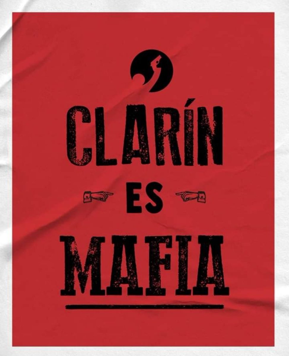 #TodosConCrstina 
la MAFIA hoy te apoya y mañana va por Vos, 
los que se hicieron "grandes" robando papel prensa en una mesa de tortura, no te olvides.
La Oligarquía te quiere pobre, sumiso, callado, entregado por dos mangos, antes con la DICTADURA, ahora con esta MAFIA JUDICIAL