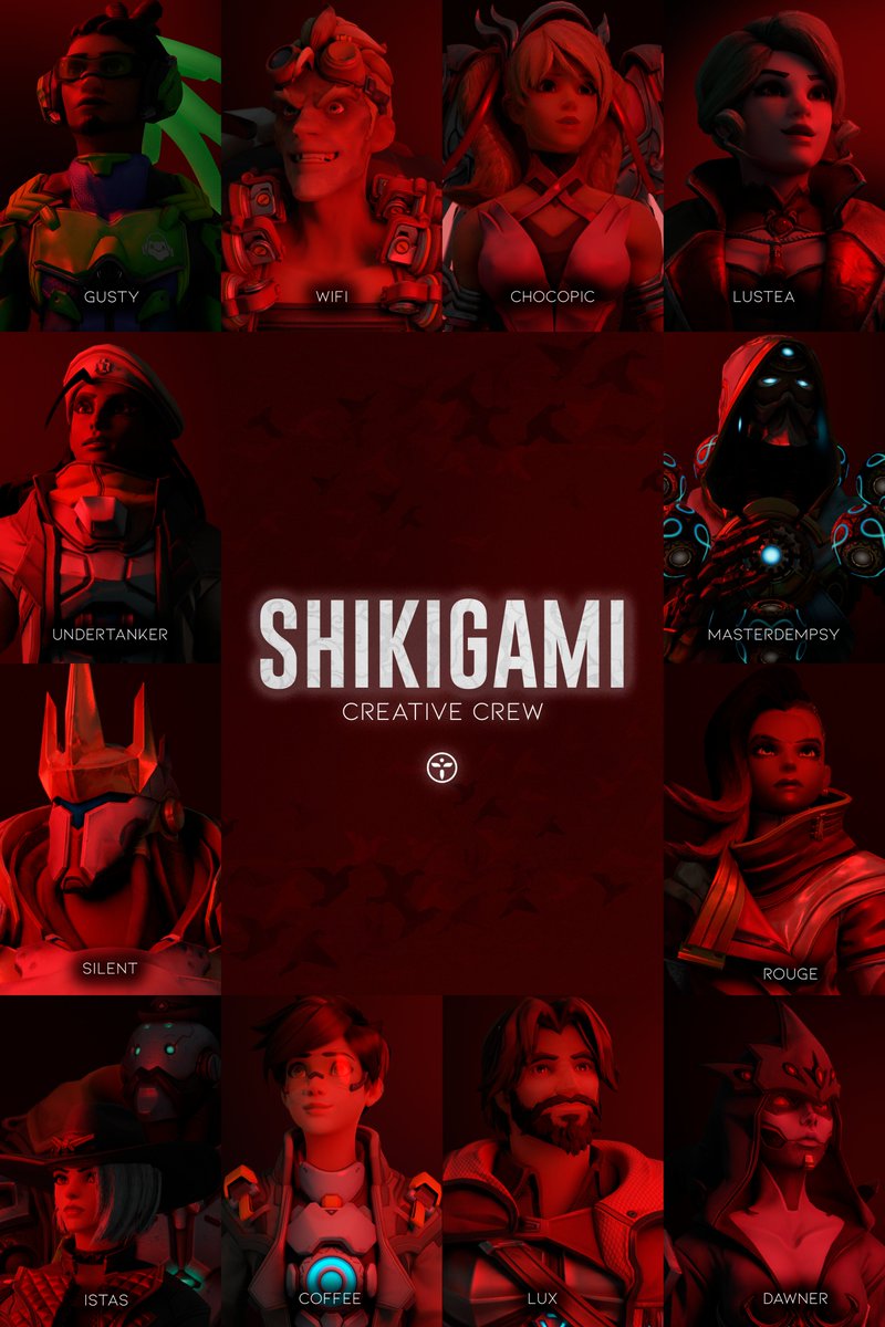 A team is only as strong as those supporting it ⛩️

Join us in welcoming Shikigami's Creative Team!

🤝 @L4ustea_OW
🎨 <a href="/Chocopic_/">Chocopic | Graphic designer</a>
📺 <a href="/lux_reign/">Lux ☁️⚡️| Sky Mage Vtuber</a>
🎥 <a href="/owcoffee1/">davis</a>
🎥 <a href="/wifi_888/">wifi</a>
🎥 <a href="/Rowgu3OW/">Rogue._.</a>
🎥 <a href="/DawnerOverwatch/">Dawner</a>
🎥 <a href="/istassnow/">istas</a>
🖥️ <a href="/MasterDempsy/">MasterDempsy</a>
🖥️ <a href="/UnderTanker82/">Undertanker</a>
🖥️ @GustyGamez