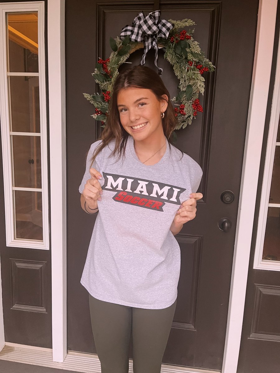 TaliaRW2's tweet photo. Excited to announce my verbal commitment to play D1 soccer at Miami University. Thank you coaches, teammates, friends and family for the support, and God for allowing me to play the game I love. Go RedHawks! @MiamiOH_Soccer @FCPGirlsEcnl @rocksathletics https://t.co/yKRurO7Bvr