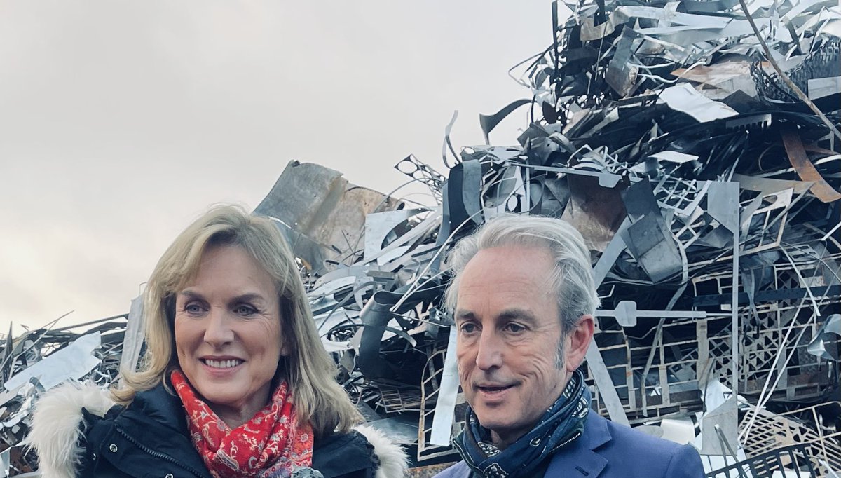 All I can show you is this. A scrapyard in Essex. Make of it what you will. But it is where we found evidence this morning for the next series of #fakeorfortune (due out next summer.)