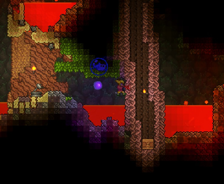 r/Terraria on Twitter "Desert chest in the jungle tree http//redd.it