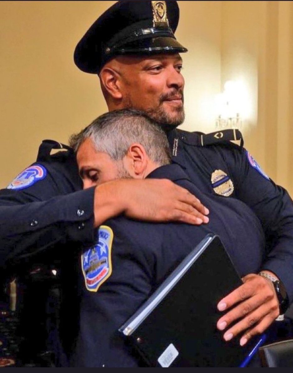 AlexButterfly01's tweet photo. @libradunn Well earned and well deserved honor. Long overdue. Here's my favorite pic of you and Officer Fanone. Thank you and all the Capitol Police for saving democracy on January 6th and for your daily service 🙏🏼 https://t.co/zioHZLe9SL