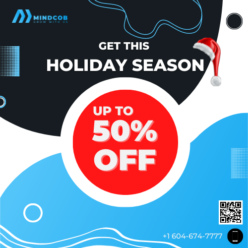 mindcobtwitt's tweet photo. Amazing #Offer for this #Holidayseason.
Get UP TO 50% off all services of #Mindcob all over #Canada &amp; #USA.
Without wasting any time contact us.

https://t.co/brLKWzOQnc
+1 604 674 7777
hello@mindcob.com
*terms &amp; Condition applied
 #seoservices #digitalmarketing  #webdesginagency https://t.co/ExWsuYHTgt