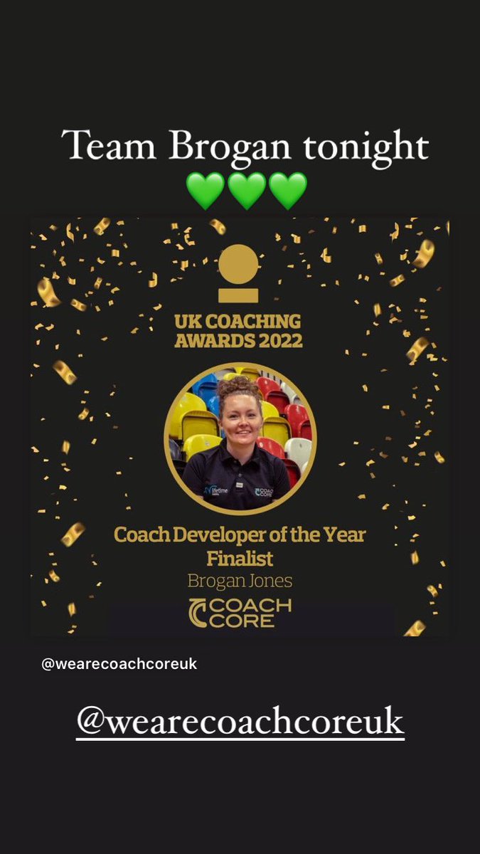 GaryLaybourne's tweet photo. Best night of the year. Bar none ✊

As always - a genuine privilege to be in a room with peers and inspiring coaches from elite to grassroots.

Looking forward to being inspired and motivated… and slightly biased for @BroganPJones tonight! 💚

@_UKCoaching #greatcoaching https://t.co/9F4w8auGoc