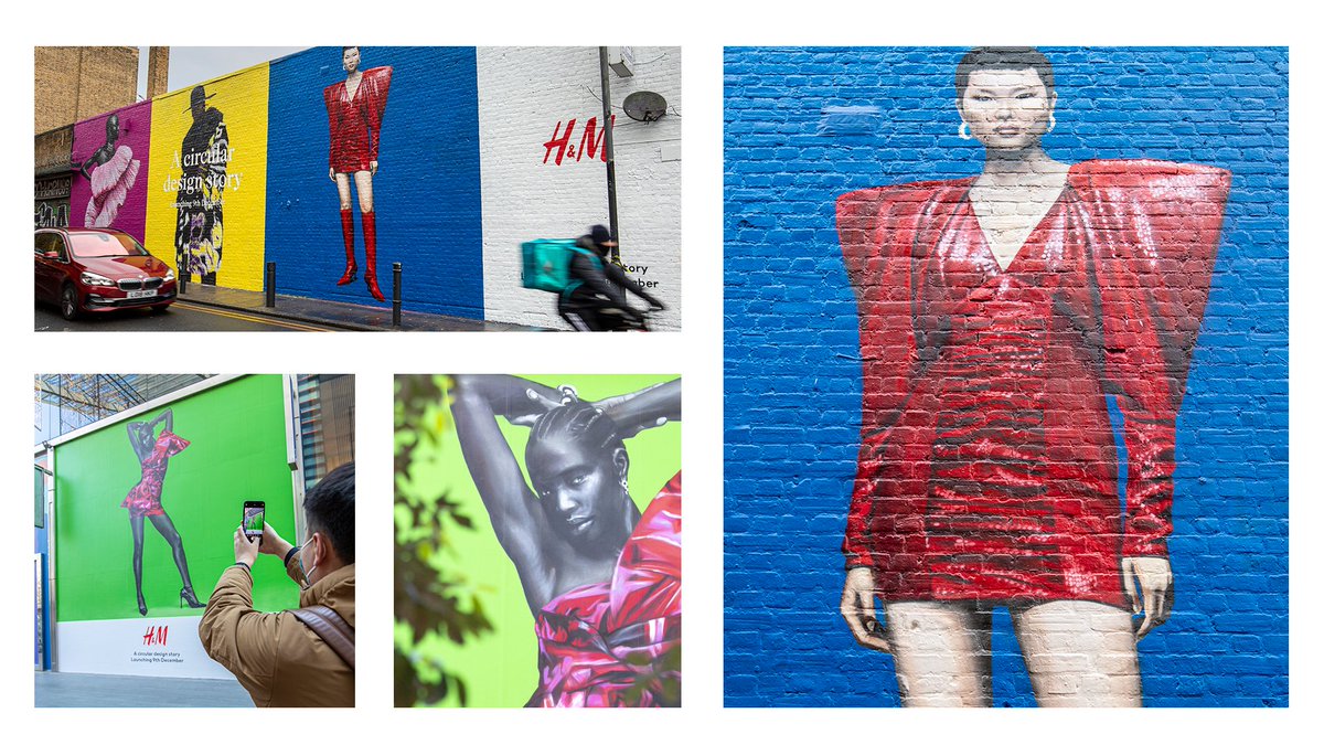 Winner! Our maximum impact, zero waste campaign for 
<a href="/hmunitedkingdom/">H&M United Kingdom</a>, with washable murals and vinyl banners given new life as tote bags, takes the prize for the Sustainability category. <a href="/the7stars/">the7stars</a> #TheDrumAwards