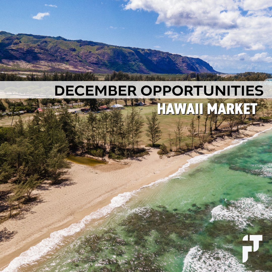proteam_hi's tweet photo. December Opportunities in the Hawaii Market.
#proteamHI
Click below for our monthly newsletter:
https://t.co/HVJkpAk5yb https://t.co/fQ0T5mkTJY