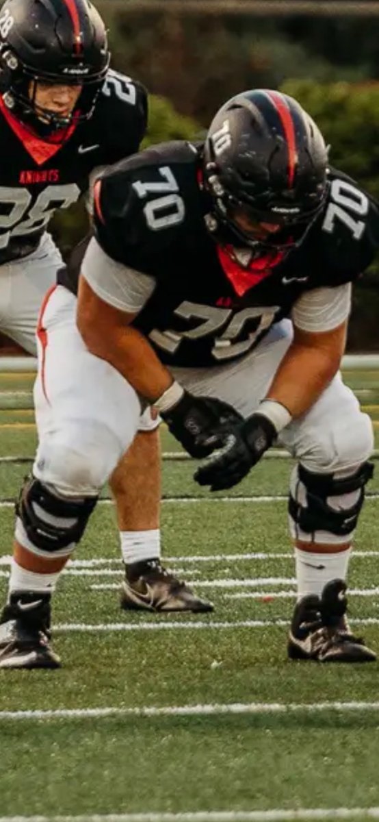 LonkerPreston's tweet photo. Honored to receive Region 1st Team OL‼️ #70 #KnightVisionCS https://t.co/D94HOSSlR9