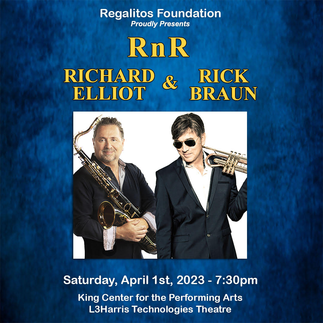 Richard Elliot (@richelliotsax) on Twitter photo Hey Melbourne, Florida - see you on April 1st with <a href="/Rickbraun9/">Rick Braun</a> at the King Center. Details: kingcenter.com/events/detail/โฆ Hey Melbourne, Florida - see you on April 1st with <a href="/Rickbraun9/">Rick Braun</a> at the King Center. Details: kingcenter.com/events/detail/โฆ
