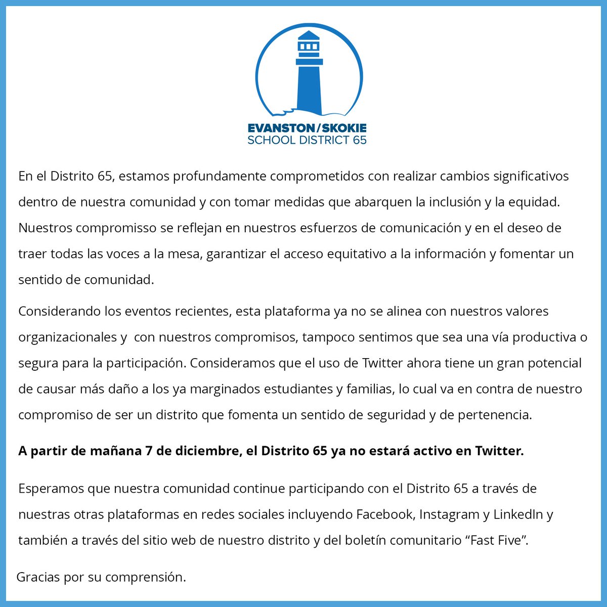 District 65 tweet media