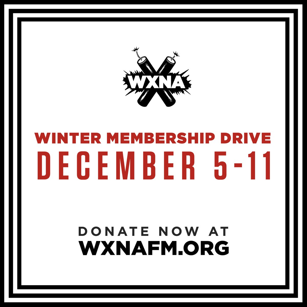 Give yourself the gift of freeform, homegrown, independent, made-with-love radio when you become a WXNA member! 📻🎁🎶

Donate and join today at WXNAfm.org