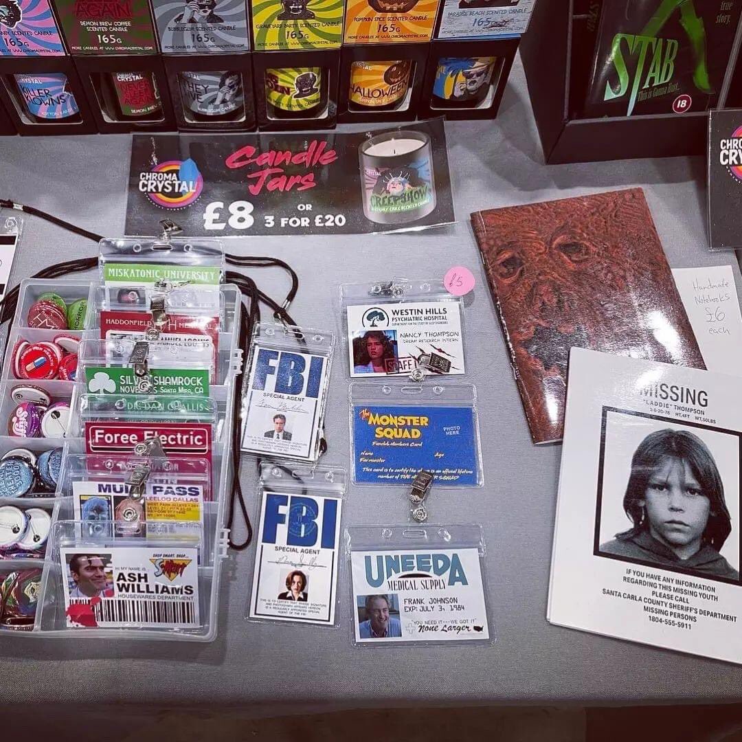 What started out as a love for all things horror and cult, myself and my fiancée decided to join our creative forces and so Chroma Crystal was born. We specialise in art prints, art cards, badges, stickers, pins, shirts - you name it!